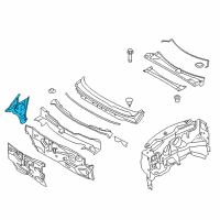 OEM Nissan Murano Dash-Side, LH Diagram - 67601-1GR0A