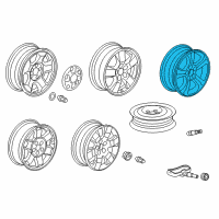 OEM Honda Pilot Disk (18X7 1/2J) Diagram - 42700-SZA-A42