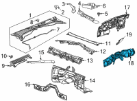 OEM Cadillac CT4 Insulator Diagram - 84823685