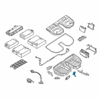 OEM BMW 745e xDrive Battery Carriers Diagram - 61258614774