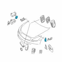 OEM 2009 Infiniti EX35 Multi Purpose Relay Diagram - 2523079960