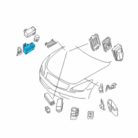 OEM 2010 Nissan 370Z Frame-Relay Box Diagram - 24384-JL00A