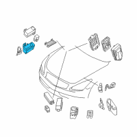 OEM 2012 Infiniti EX35 Frame-Relay Box Diagram - 24384-JL00A