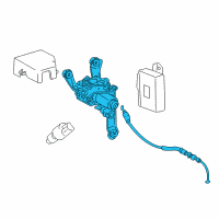 OEM Toyota Tacoma Actuator Assembly Diagram - 88200-04030