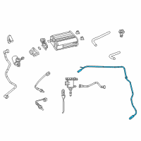 OEM Chrysler Hose-CANISTER PURGE Diagram - 68104832AA