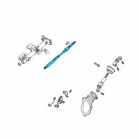 OEM 2003 Toyota Camry Upper Shaft Diagram - 45210-33070