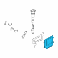 OEM Hyundai Azera Engine Control Module Unit Diagram - 39110-3CHN0