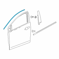 OEM 2016 Chevrolet Volt Upper Molding Diagram - 84195655