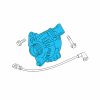 OEM Cadillac DTS Alternator Diagram - 20843302