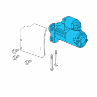 OEM 2009 Pontiac G8 Starter Diagram - 92202964