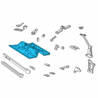 OEM Ford Mustang Front Floor Pan Diagram - XR3Z-6311135-AA