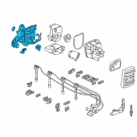 OEM 1998 Acura Integra Housing, Distributor (Tec) Diagram - 30105-P73-004