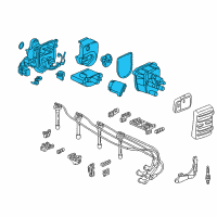 OEM 1999 Acura Integra Distributor Assembly (Td-87U) (Tec) Diagram - 30100-P73-A02