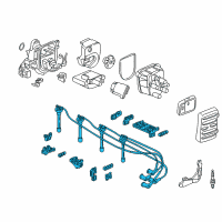 OEM 1995 Acura Integra Wire, Ignition (Sumitomo) Diagram - 32722-P30-000