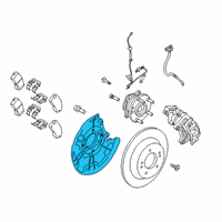 OEM 2020 Kia Soul Splash Shield, Right Diagram - 58390G3100