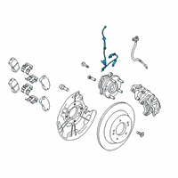 OEM Hyundai Kona Cable Assembly-ABS.EXT, RH Diagram - 58960-J9000