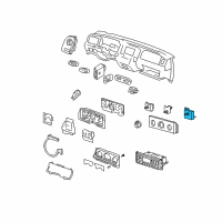 OEM 2004 Ford Crown Victoria Mode Control Diagram - F8AZ-19B888-AB