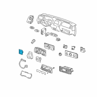 OEM 2000 Ford Crown Victoria Fuel Gauge Diagram - F8AZ-9305-AA