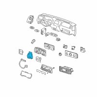 OEM Ford Crown Victoria Speedometer Head Diagram - 3W7Z-17255-BA