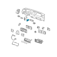 OEM 2008 Ford Crown Victoria Defroster Switch Diagram - 7W7Z-18C621-A