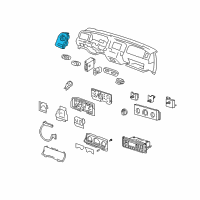 OEM 2005 Mercury Grand Marquis Headlamp Switch Diagram - 8W7Z-11654-AA