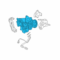 OEM 2020 Lexus LS500 Turbocharger Sub-Assy Diagram - 17201-70050