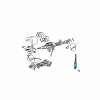 OEM 2001 Dodge Caravan Intermediate Shaft Diagram - 4680437AB