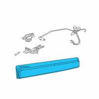 OEM 2008 Jeep Commander Handle-LIFTGATE Diagram - 68019943AA