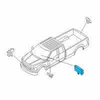 OEM 2018 Ford F-150 Control Module Diagram - JL3Z-19H405-D