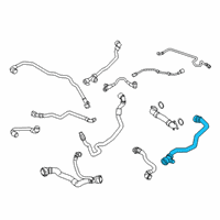 OEM BMW 740i xDrive HOSE, RADIATOR Diagram - 17-12-8-678-506