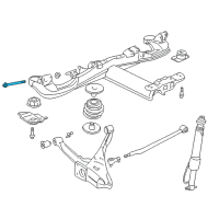 OEM 2010 Buick Lucerne Bolt/Screw-Rear Suspension Control Arm Diagram - 25604378