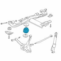 OEM 2002 Buick Park Avenue Rear Spring Diagram - 25655473