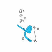 OEM 2013 Lexus RX350 Bar, STABILIZER Diagram - 48811-0E040