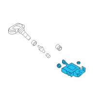 OEM Hyundai Tpms Module Assembly Diagram - 95800-2M500