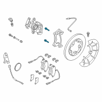 OEM 2015 Ford Transit-250 Caliper Support Bolt Diagram - -W500540-S442