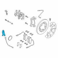 OEM Ford Transit-250 Front Speed Sensor Diagram - KK3Z-2C190-E