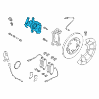 OEM 2019 Ford Transit-350 HD Caliper Diagram - CK4Z-2552-C