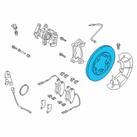 OEM 2016 Ford Transit-150 Rotor Diagram - CK4Z-2C026-C