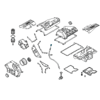 OEM BMW X5 Dipstick Diagram - 11-43-7-546-695