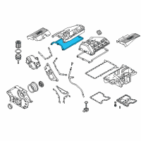 OEM BMW 750Li Gasket Set, Cylinder Head Cover Diagram - 11-12-7-513-194