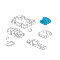 OEM Honda Accord Switch Assy., Sunroof & Map Light *NH167L* (GRAPHITE BLACK) Diagram - 35830-T3L-A31ZC