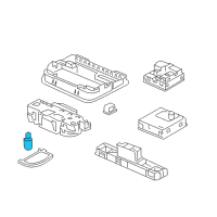 OEM 2021 Honda Passport Bulb (12V W5W) Diagram - 34453-TK8-A01