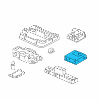 OEM 2018 Honda Civic Light Assy., Ambient *NH900L* (DEEP BLACK) Diagram - 34180-TED-N01ZB
