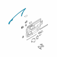 OEM 2009 Kia Amanti Cover Assembly-Front Door Frame Diagram - 829203F000