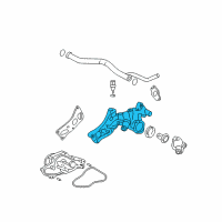 OEM Acura MDX Passage, Water Diagram - 19410-RYE-A00