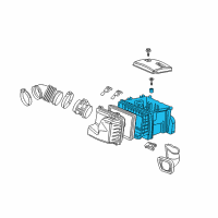 OEM Saturn Relay Housing Asm-Air Cleaner Lower Diagram - 15192879