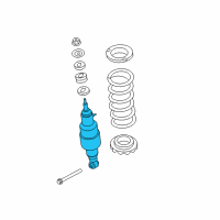 OEM 2020 Nissan Armada Shock Absorber Kit-Rear Diagram - E6210-5ZW0A