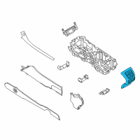 OEM 2016 Ford Special Service Police Sedan Rear Panel Diagram - DG1Z-54045A36-AA