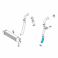 OEM 2012 Hyundai Genesis Coupe Hose-INTERCOOLER Outlet Diagram - 28288-2C000