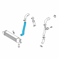 OEM 2010 Hyundai Genesis Coupe Hose-INTERCOOLER Inlet Diagram - 28283-2C000